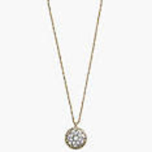 Lucky Brand Floral Pave Pendant